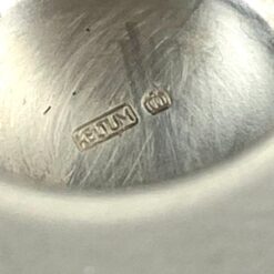 “Keltum” sidabruoto metalo trijų šakų žvakidė 9x24x18 cm