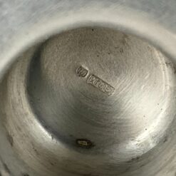 “Keltum” sidabruoto metalo trijų šakų žvakidė 9x24x18 cm