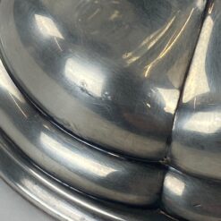 Sidabruoto metalo penkių šakų žvakidė 24x22x25 cm