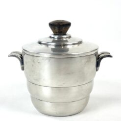 Art Deco penkių dalių servizas iš sidabruoto metalo 33x59x16 cm