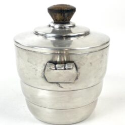 Art Deco penkių dalių servizas iš sidabruoto metalo 33x59x16 cm