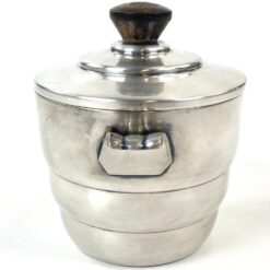 Art Deco penkių dalių servizas iš sidabruoto metalo 33x59x16 cm