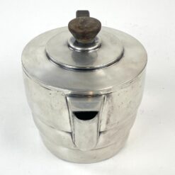 Art Deco penkių dalių servizas iš sidabruoto metalo 33x59x16 cm