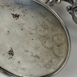 Trijų šakų žvakidė iš sidabruoto metalo 14x27x24 cm