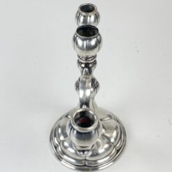 Trijų šakų žvakidė iš sidabruoto metalo 14x27x24 cm