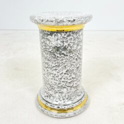 Keramikinė kolona su aukso spalvos apvadais 37x37x56 cm