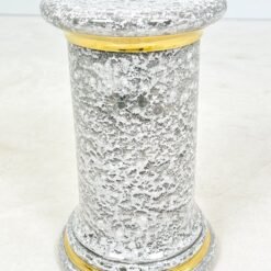 Keramikinė kolona su aukso spalvos apvadais 37x37x56 cm