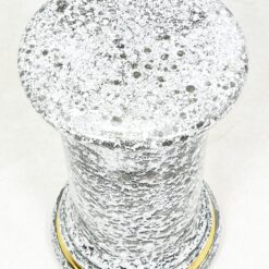 Keramikinė kolona su aukso spalvos apvadais 37x37x56 cm