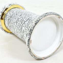 Keramikinė kolona su aukso spalvos apvadais 37x37x56 cm