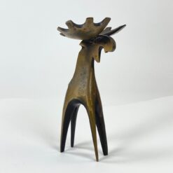 Bronzinė statula "Briedis" 8,5x10x17,5 cm