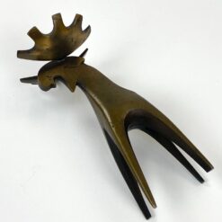 Bronzinė statula “Briedis” 8,5x10x17,5 cm