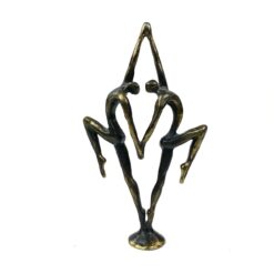 Corry Ammerlaan skulptūros reprodukcija iš aliuminio 2x9x16,5 cm