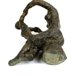 Bronzinė skulptūra “Motina su vaiku” 8,5×8,5×12 cm