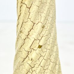 Balta, sendinta, raižyta kolona 30x30x70 cm