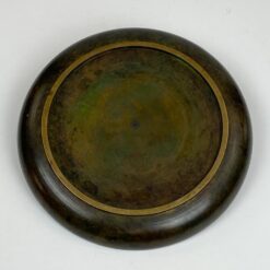 Skandinaviška bronzinė lėkštė su mitologiniais motyvais 18,5×18,5×2 cm