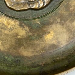 Skandinaviška bronzinė lėkštė su mitologiniais motyvais 18,5×18,5×2 cm