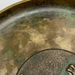 Skandinaviška bronzinė lėkštė su mitologiniais motyvais 18,5×18,5×2 cm