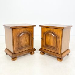 Ąžuolinės spintelės 2 vnt. komplektas 39x55x63 cm