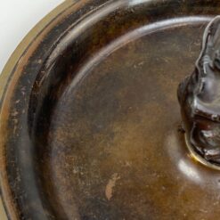 Žalvarinis dubuo su aliuminine berniuko ir žuvies figūrėle 19,5×19,5×8 cm