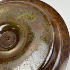 Žalvarinis dubuo su aliuminine berniuko ir žuvies figūrėle 19,5×19,5×8 cm