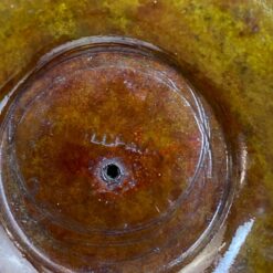 Žalvarinis dubuo su aliuminine berniuko ir žuvies figūrėle 19,5×19,5×8 cm