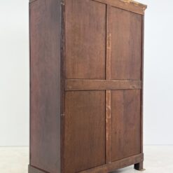 Senovinė raudonmedžio rūbų spinta su įstiklintomis durimis 58x132x191 cm