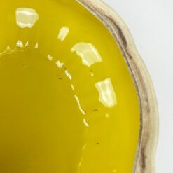 Keramikinis “Wurko” gelsvų atspalvių indas su dangčiu 25x39x25 cm