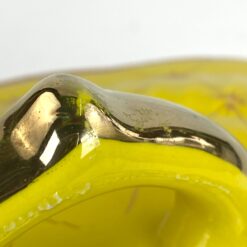 Keramikinis “Wurko” gelsvų atspalvių indas su dangčiu 25x39x25 cm