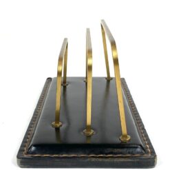 Mid Century rašomojo stalo stovas popieriui/laiškams sudėti 11x22x9,5 cm