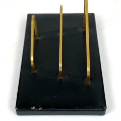 Mid Century rašomojo stalo stovas popieriui/laiškams sudėti 12,5x21x9,5 cm