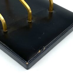 Mid Century rašomojo stalo stovas popieriui/laiškams sudėti 12,5x21x9,5 cm