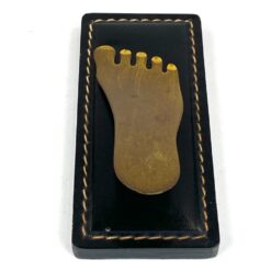 Mid Century rašomojo stalo laikiklis vizitinėms kortelėms 6,5×14,5×4 cm