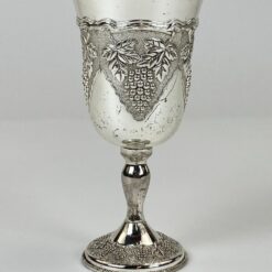 Metalinė Kiddush taurė su vynuogių motyvais 170 ml 7,5×7,5×15 cm