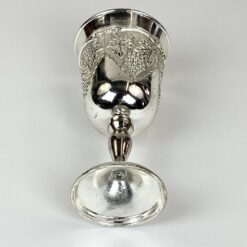 Metalinė Kiddush taurė su vynuogių motyvais 170 ml 7,5×7,5×15 cm