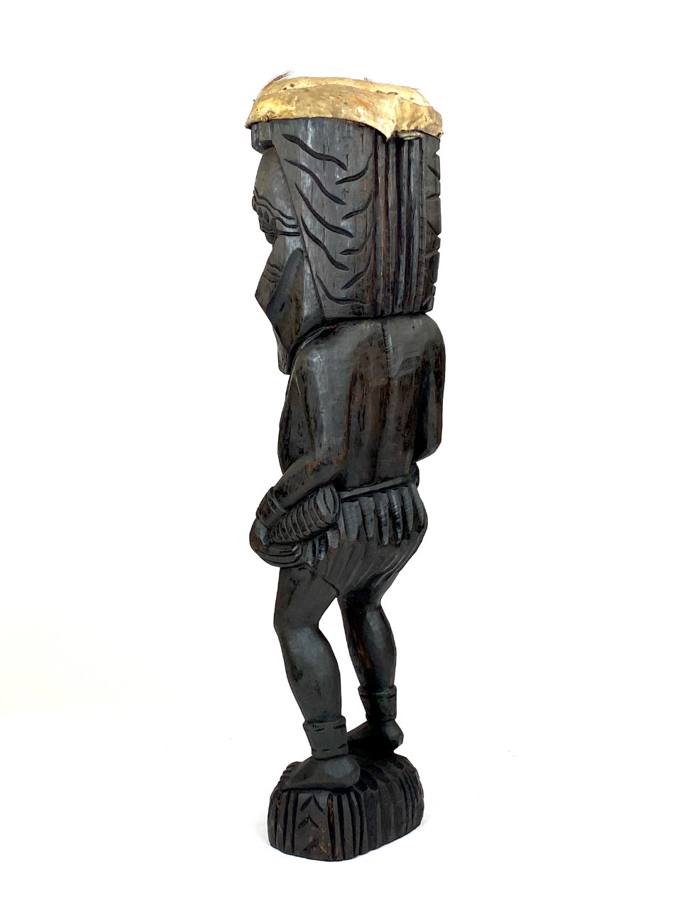 DR0061-kitokios-skulpturos-6 Medinė Tiki statula 15x14x57 cm