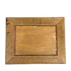 Ant medienos tapytas jūrinės tematikos paveikslas mediniame rėme 3,5x42x33 cm