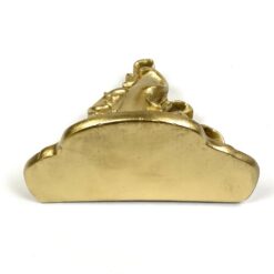 Sieninės aukso spalvos gipso konsolytės 2 vnt. kompl. 8,5×15,5×14,5 cm