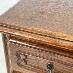 Ąžuolinė keturių stalčių komoda 41x80x79 cm