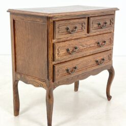 Ąžuolinė keturių stalčių komoda 41x80x79 cm