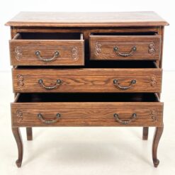 Ąžuolinė keturių stalčių komoda 41x80x79 cm