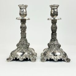 Metalinės žvakidės 2 vnt. komplektas 13x13x24 cm