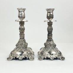 Metalinės žvakidės 2 vnt. komplektas 13x13x24 cm