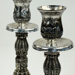 Metalinės žvakidės 2 vnt. komplektas 13x13x24 cm