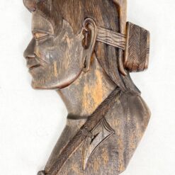 Sieniniai pakabinami mediniai bareljefai – biustai 2 vnt. kompl. 10x55x73 cm