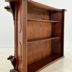 Riešutmedžio pastatomos lentynos ir baro 2 vnt. komplektas