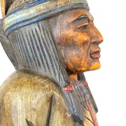 Medinė statula “Indėnas” 23x21x77 cm