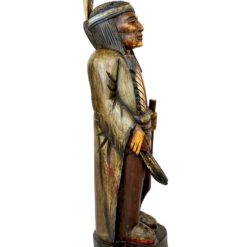 Medinė statula “Indėnas” 23x21x77 cm