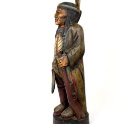 Medinė statula “Indėnas” 23x21x77 cm