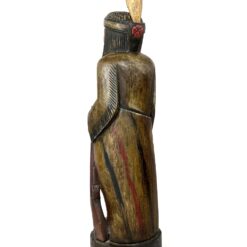 Medinė statula “Indėnas” 23x21x77 cm