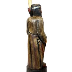 Medinė statula “Indėnas” 23x21x77 cm